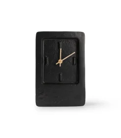 Tafelklok 14xH22cm zwart edge Zone