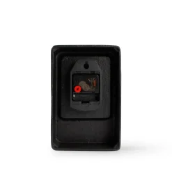 Tafelklok 14xH22cm zwart edge Zone