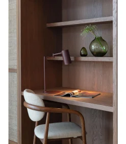 Tafellamp Bilbao - Rood - 35x20x47.5cm