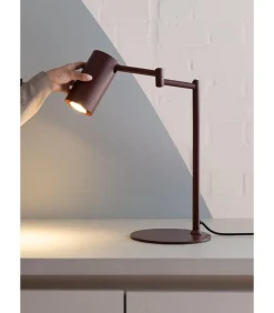 Tafellamp Bilbao - Rood - 35x20x47.5cm