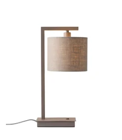 Tafellamp Boston - Bruin - 17x18x44cm