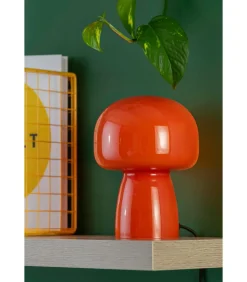 Tafellamp Fervor - Oranje - 15x15x20cm