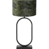Tafellamp Jamiri/Amazone - Zwart/Groen - Ø30x67cm