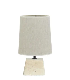 Tafellamp Kardan/Breska - Zand/Wit - 25x21x49cm