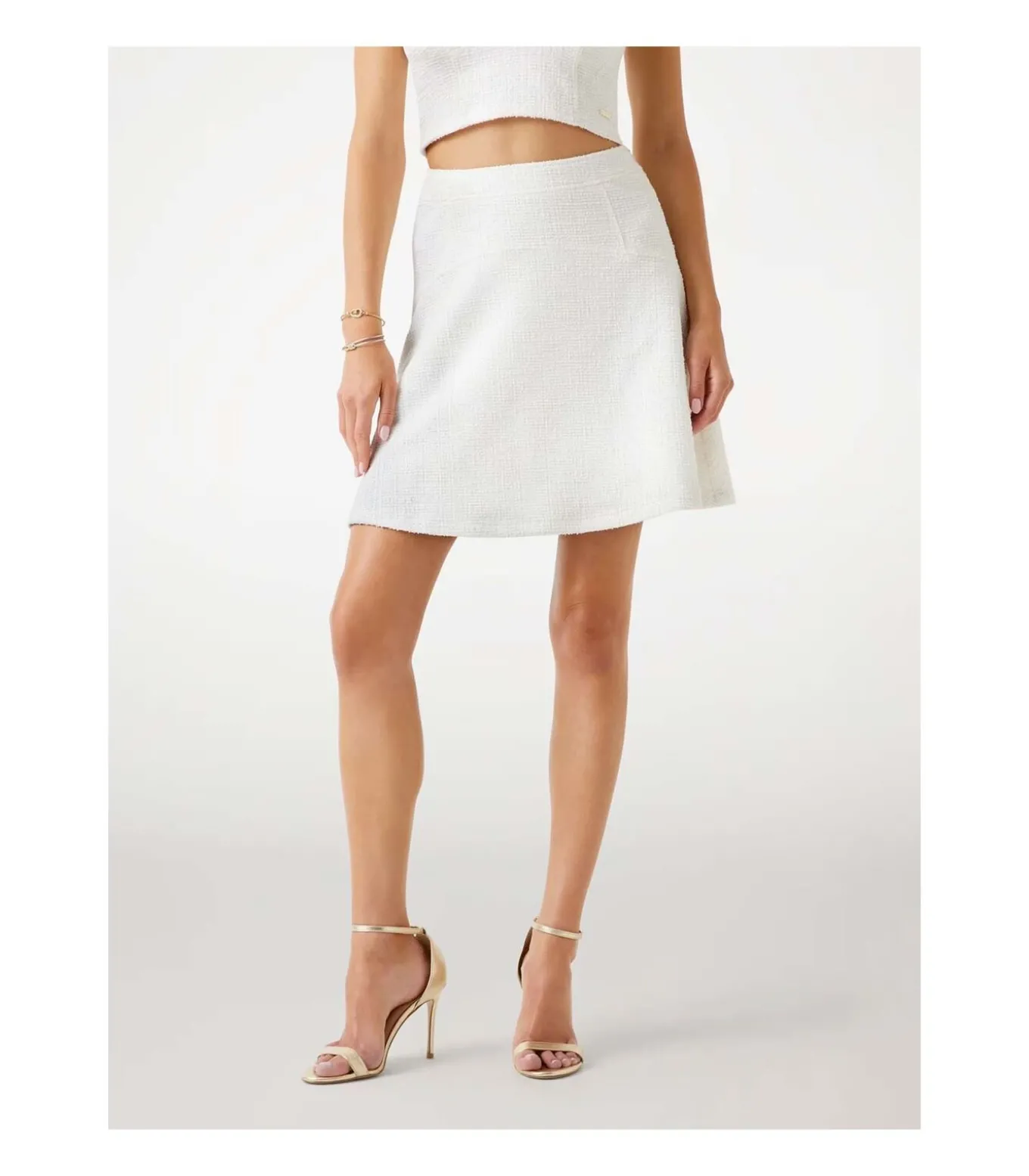 Tamara Flare Tweed Skirt