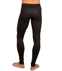 Thermobroek heren - Warme winter Thermolegging - Zwart - Wit