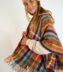 THURZA BIGBEAR Multicolour Poncho