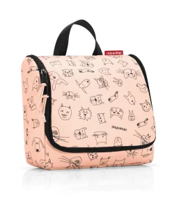 Toiletbag - Toilettas - Cats&Dogs Rose Roze