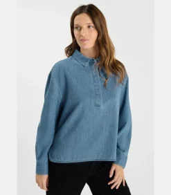 Top van jeans ALBERTA