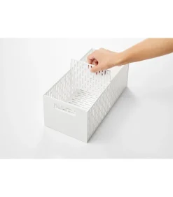 Tower Opbergmanden op wielen 3-laags - Wit