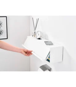 Tower Opbergvak wandmontage - Wit