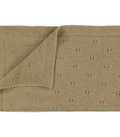 Trixie Gebreide deken | 75x100cm - Zand