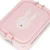 Trixie lunchbox klein - roestvrijstalen brooddoos voor kinderen - Mrs. Rabbit - roze