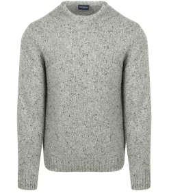 Trui Donnegal Tweed Eco Wool Grijs