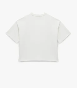 T-shirt Korte Mouwen Ronde Hals Met Strassdetail