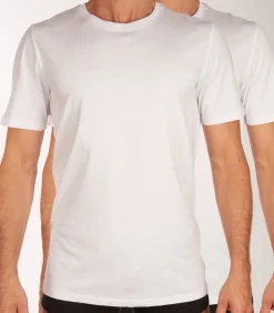 t-shirt ronde hals 2 pack jacbasic tee white
