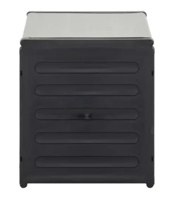 Tuinafvalbak 85x34x40 cm grijs