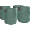 Tuinafvalzakken 4 pcs Groen 79 x 79 x 99.5 cm Polypropyleen