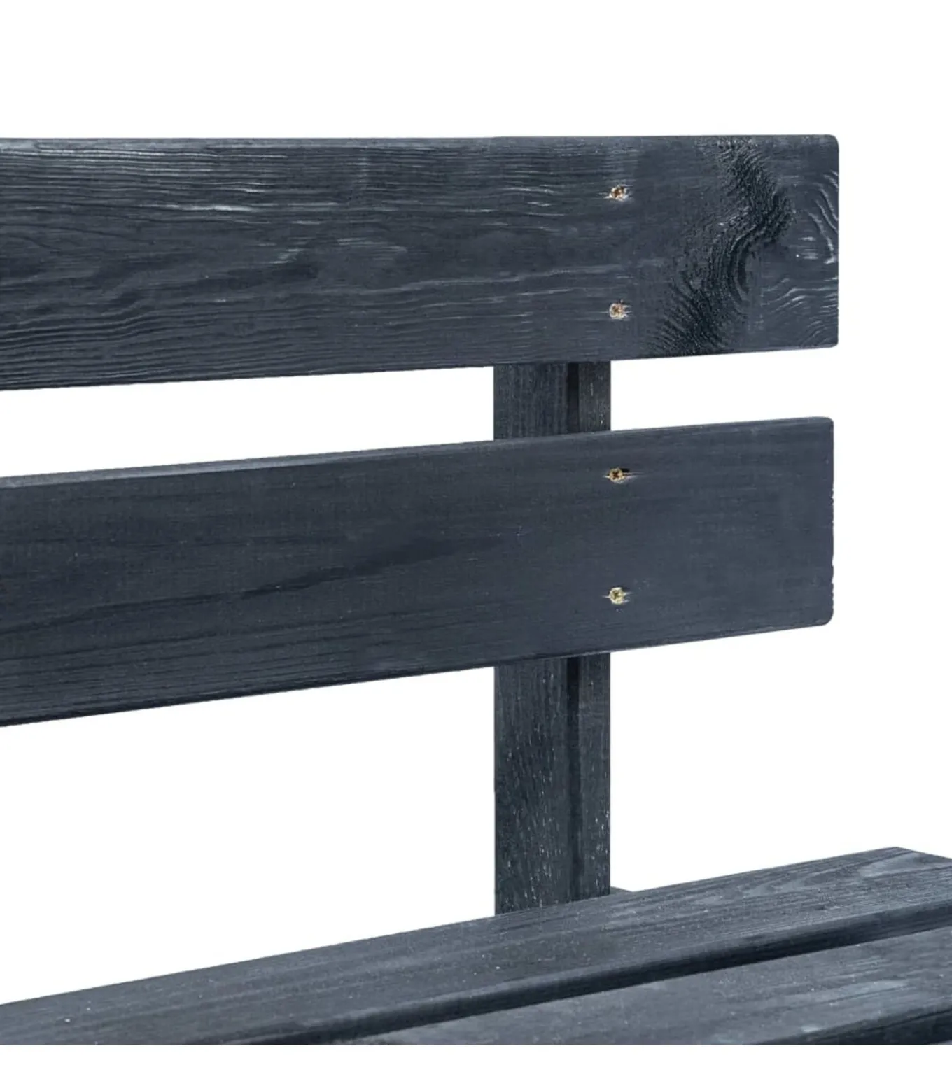 Tuinbank pallet hout zwart