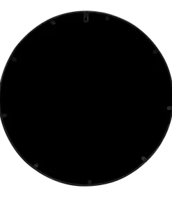 Tuinspiegel rond 40x2,5 cm ijzer zwart