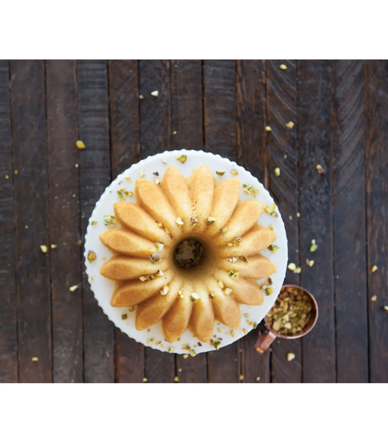 Tulband Bakvorm Lotus Bundt Goud ø 21 / 1.2 liter