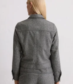 Tweed jasje relaxed cropped