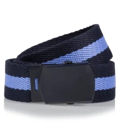 Tweekleurige blauwe touwriem voor heren