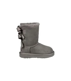 UGG Bailey Bow II suède laarzen grijs voor meisjes