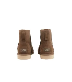 UGG Classic Mini Laarzen Bruin Leer met Schapenvacht Voering