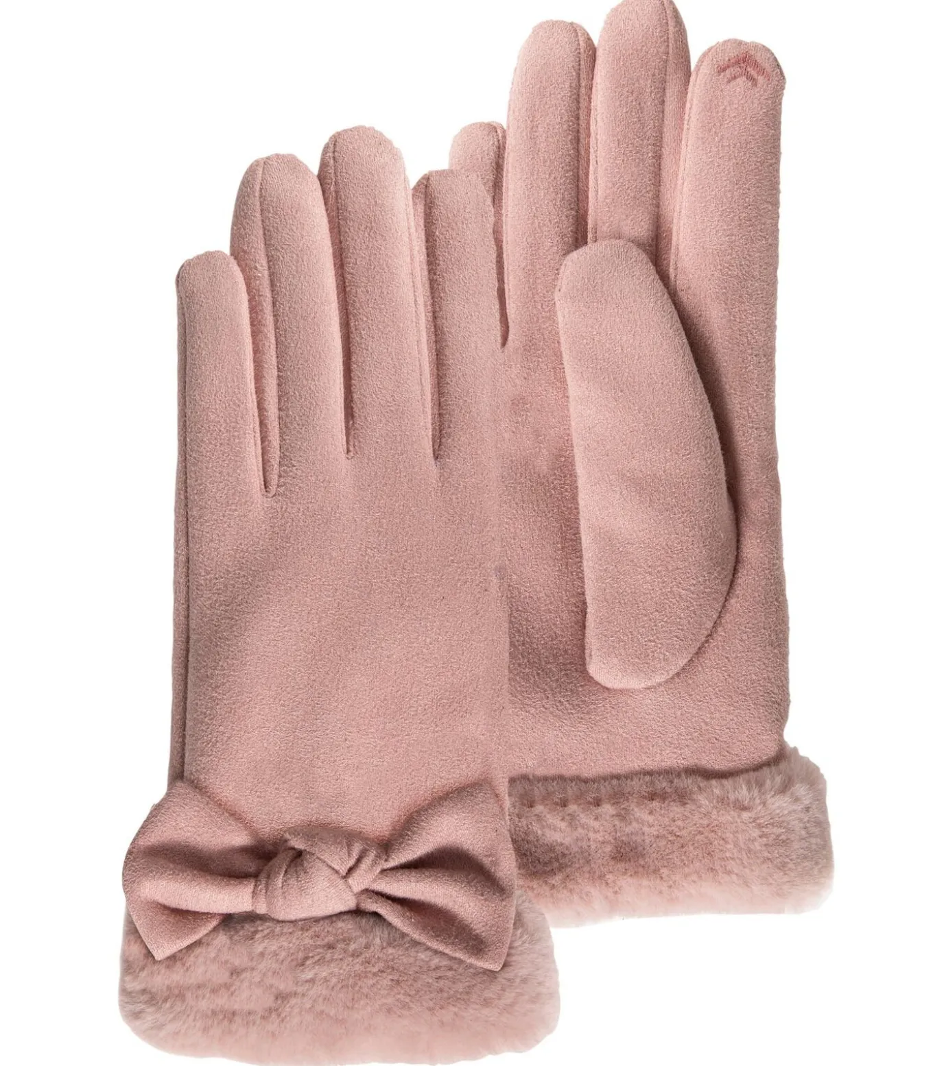 Ultra Warme Vrouwenhandschoenen Tactiel Roze