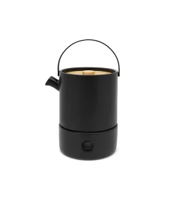 UmeaTheeset met warmer 1,2l, zwart