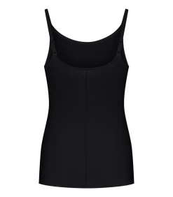 Uni Stretch Singlet | Zwart