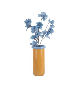 Vaas Plegado Xl - Geel - 14x14x30.5cm