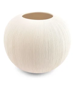 Vaas 28xH23cm beige Vico