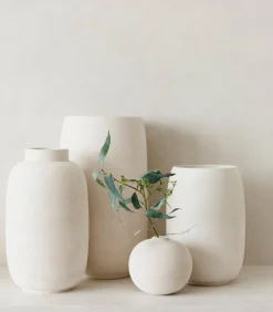 Vaas 20xH30cm wit Bullet