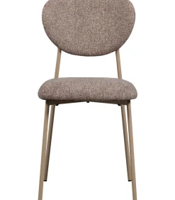 Valor Eetkamerstoelen - Polyester - Zand- Set van 6
