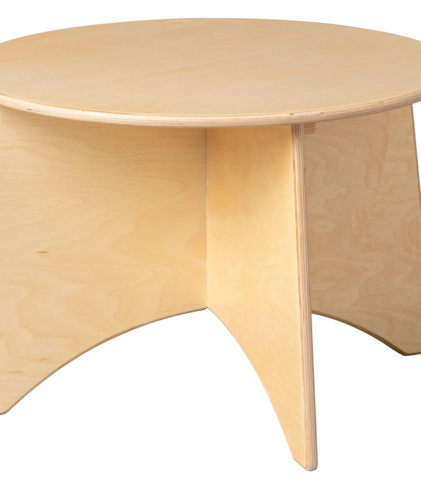 Van Dijk Toys Ronde tafel (doorsnede 60 cm, hoogte 40 cm) - Naturel
