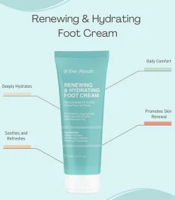 Vernieuwende en hydraterende voetcrème