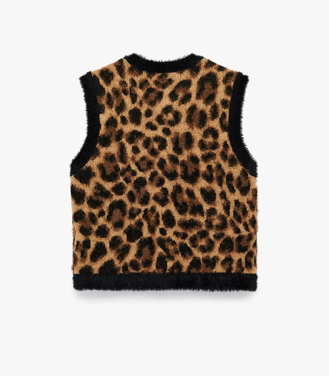 Vest met luipaardprint