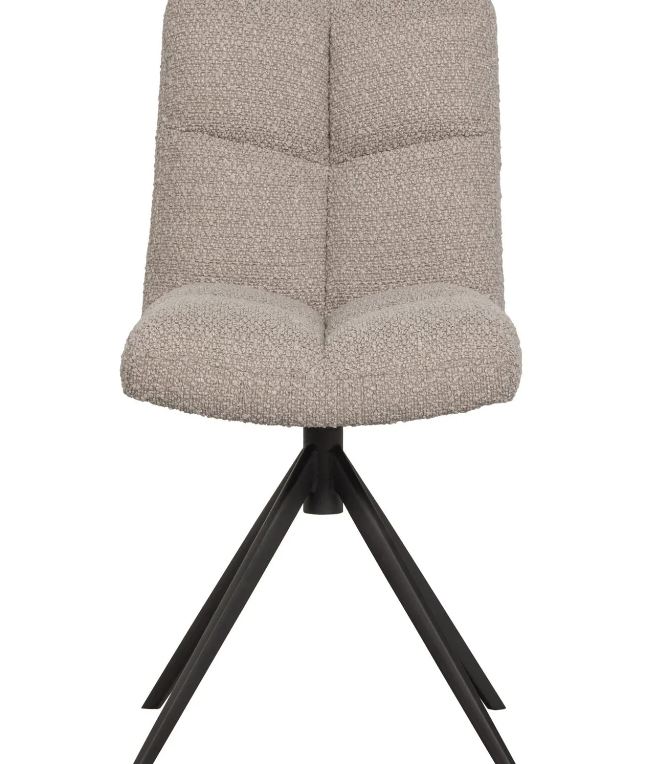 Vinny Draaistoelen - Bouclé - Zand - Set van 6
