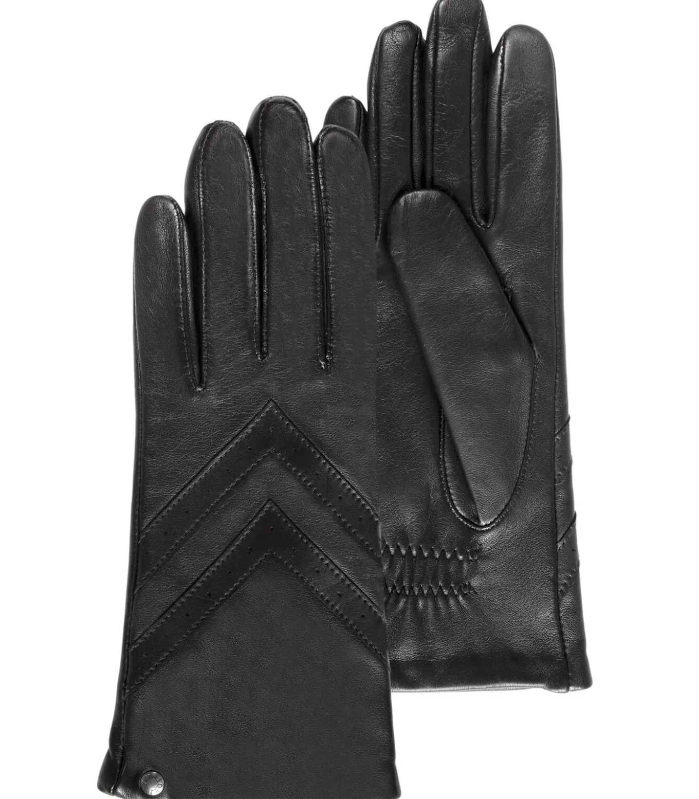 Visgraat Dames Handschoenen Zwart