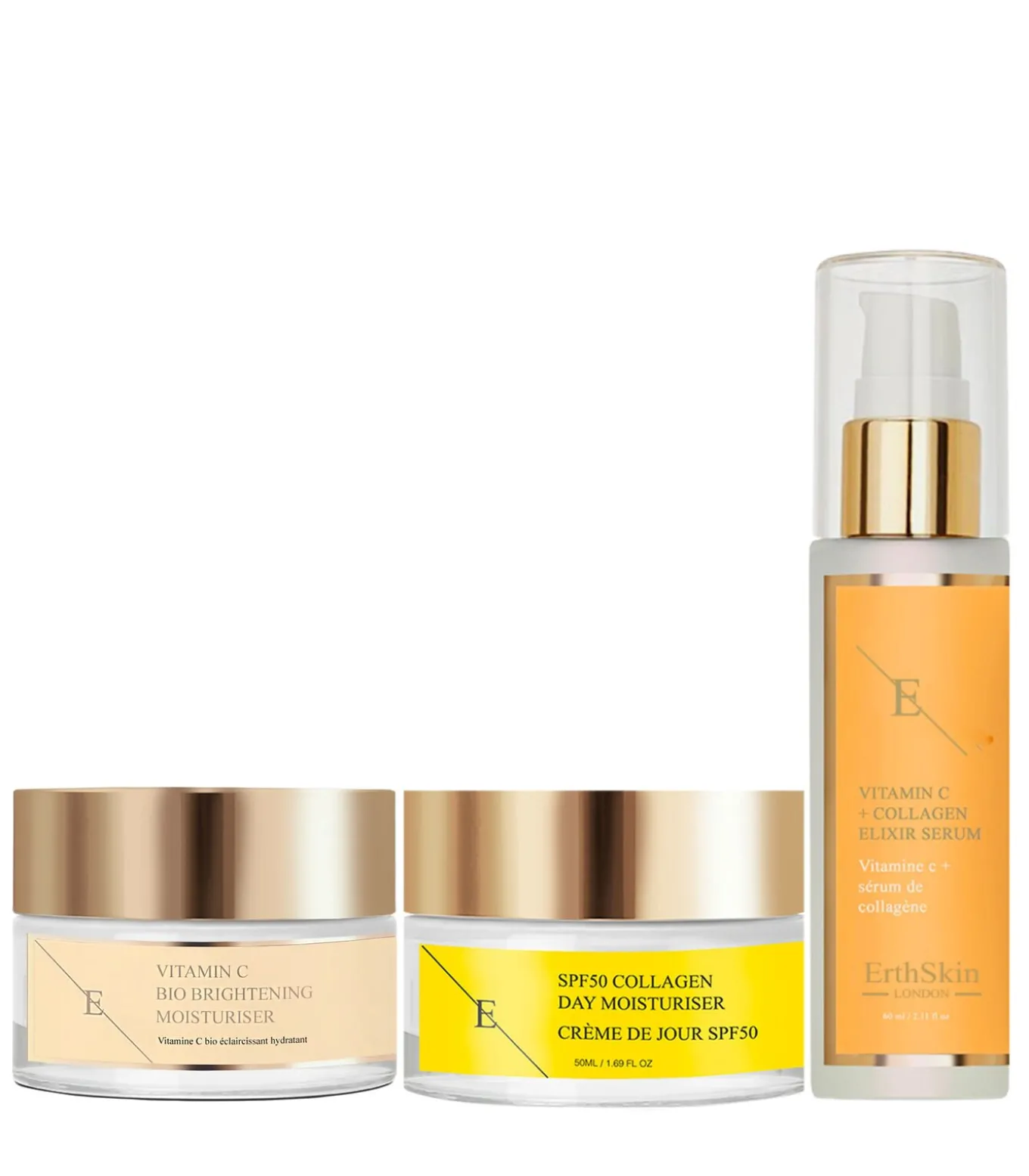 VITAMINE C ELIXIR SERUM + Vitamine C Bio Brightening Moisturizer + SPF Dagcrème