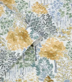 Vliesbehang Bernwood Geel