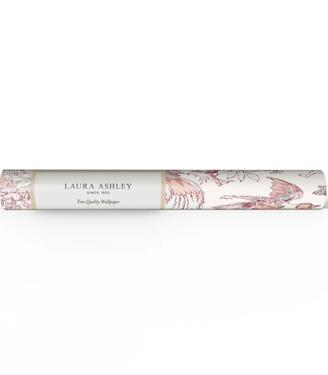 Vliesbehang Birtle | Roze | Vogels &