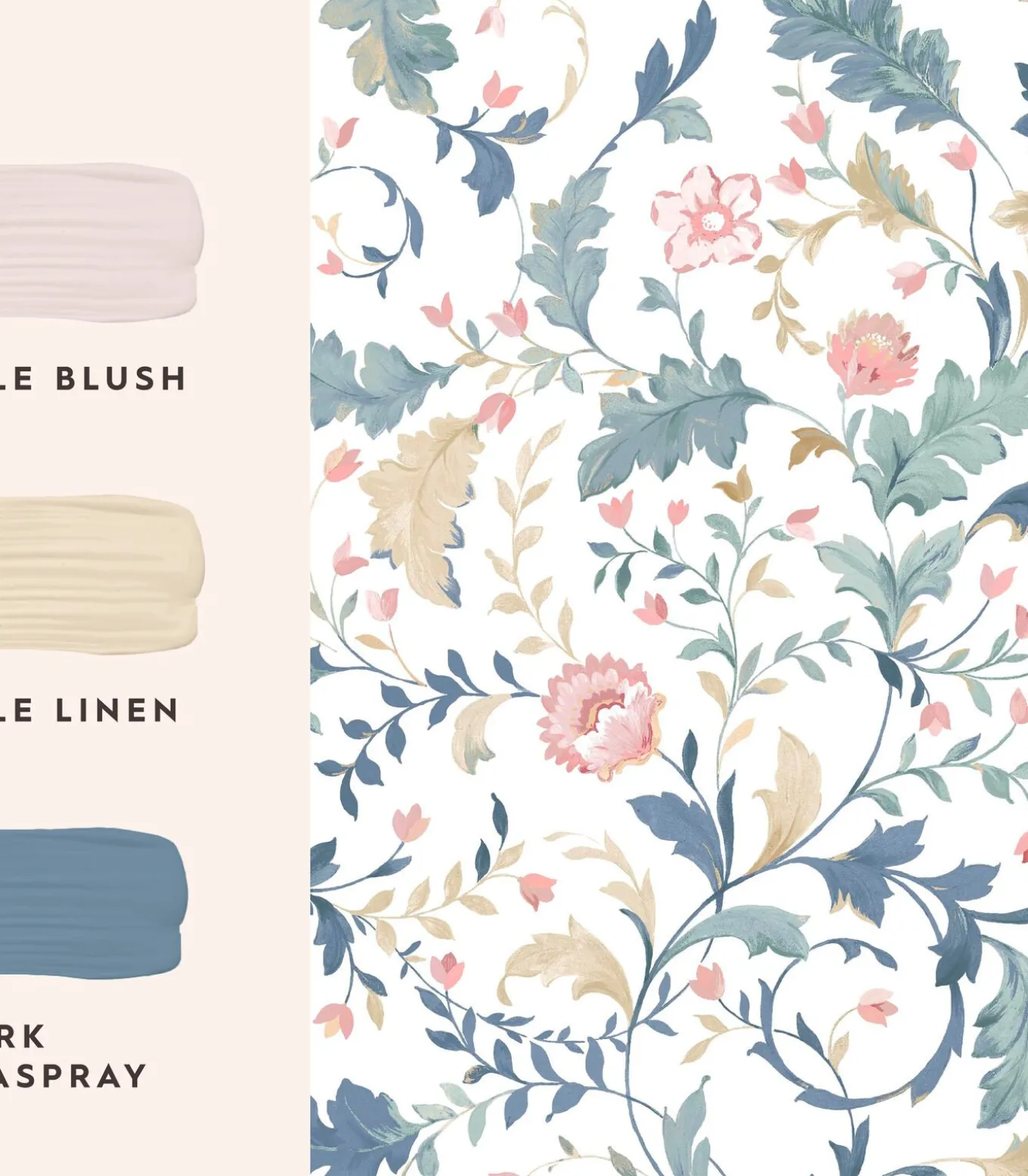 Vliesbehang Litton Dusky Seaspray