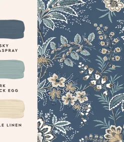 Vliesbehang Marlbrook Dusky Seaspray