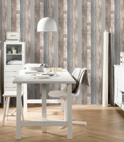 Vliesbehang Natural Wood