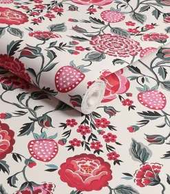 Vliesbehang Strawberry Garden Rose