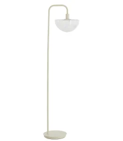 Vloerlamp Baylie - Mat crème - 43x30x165cm