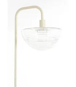 Vloerlamp Baylie - Mat crème - 43x30x165cm